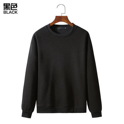 Round Neck Sweater Long Sleeved Sweatshirt