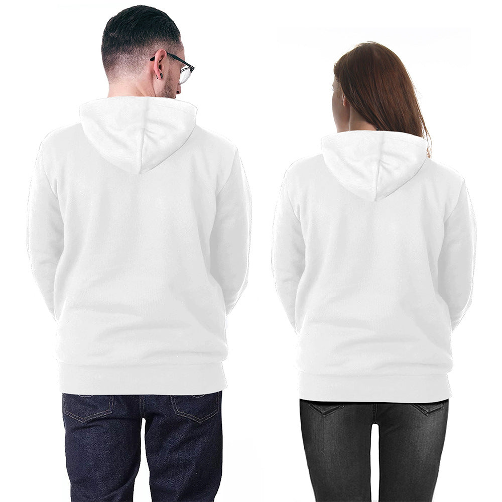 Printed Christmas Sweatshirt Printed Casual Hedging Hooded Casual Couple