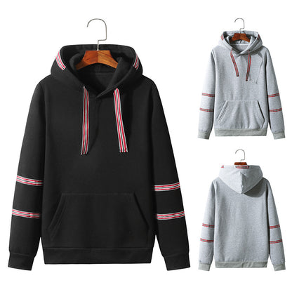 Men Sports Hooded Sweater Coat