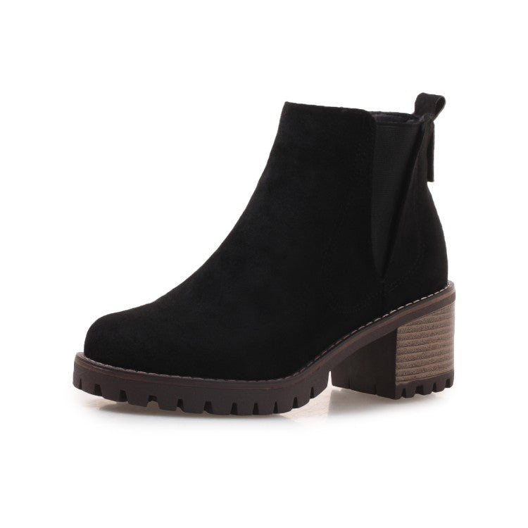 Studded Zip Short Boots Plus Size Women Shoes 9128 – meetfun