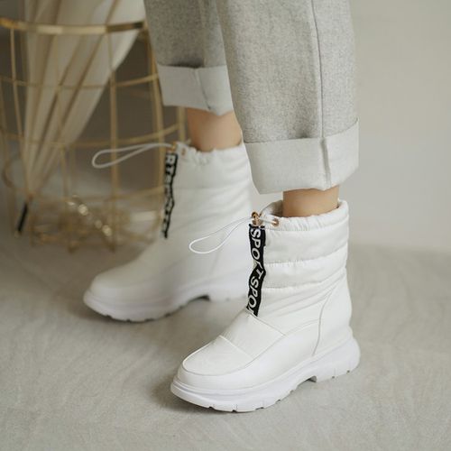 Women Down Wedges Snow Boots